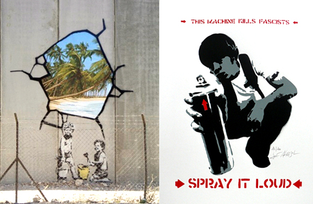  by Banksy & Jef Aerosol 